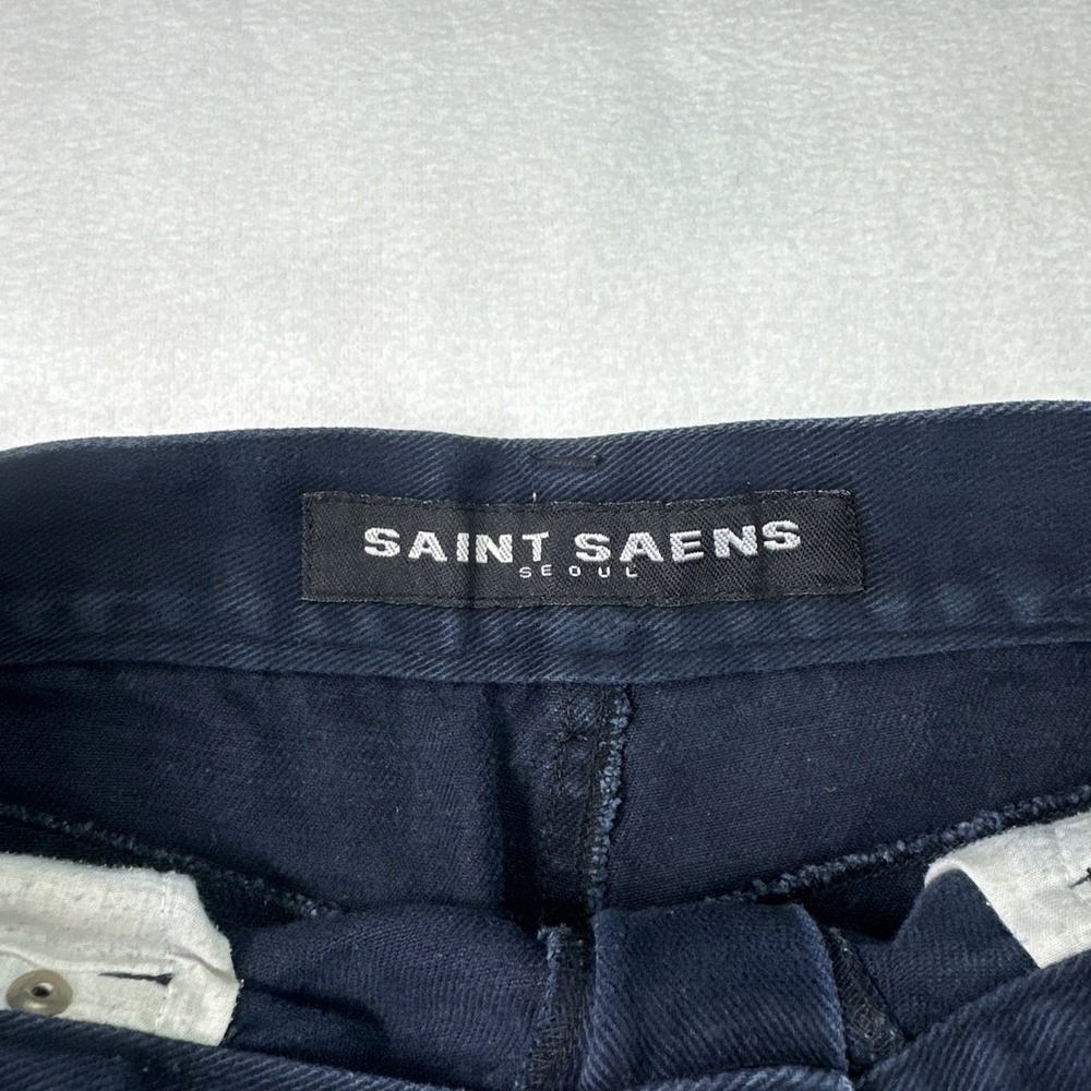 Navy Blue Saint Saens Seoul Mini Skirt - Picture 3 of 5